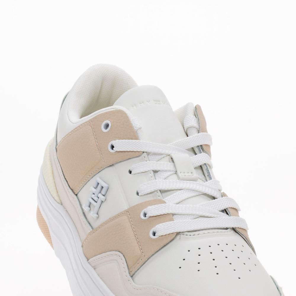 Boty Tommy Hilfiger Th Lo Basket Sneaker FW0FW07309-YBL - béžové