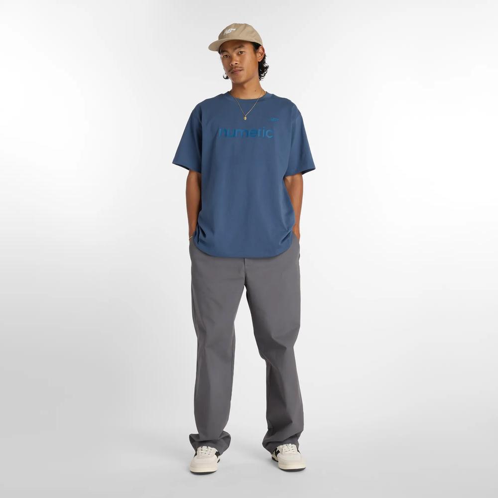 Pánské tričko New Balance MT51955VTI - tmavě modrě