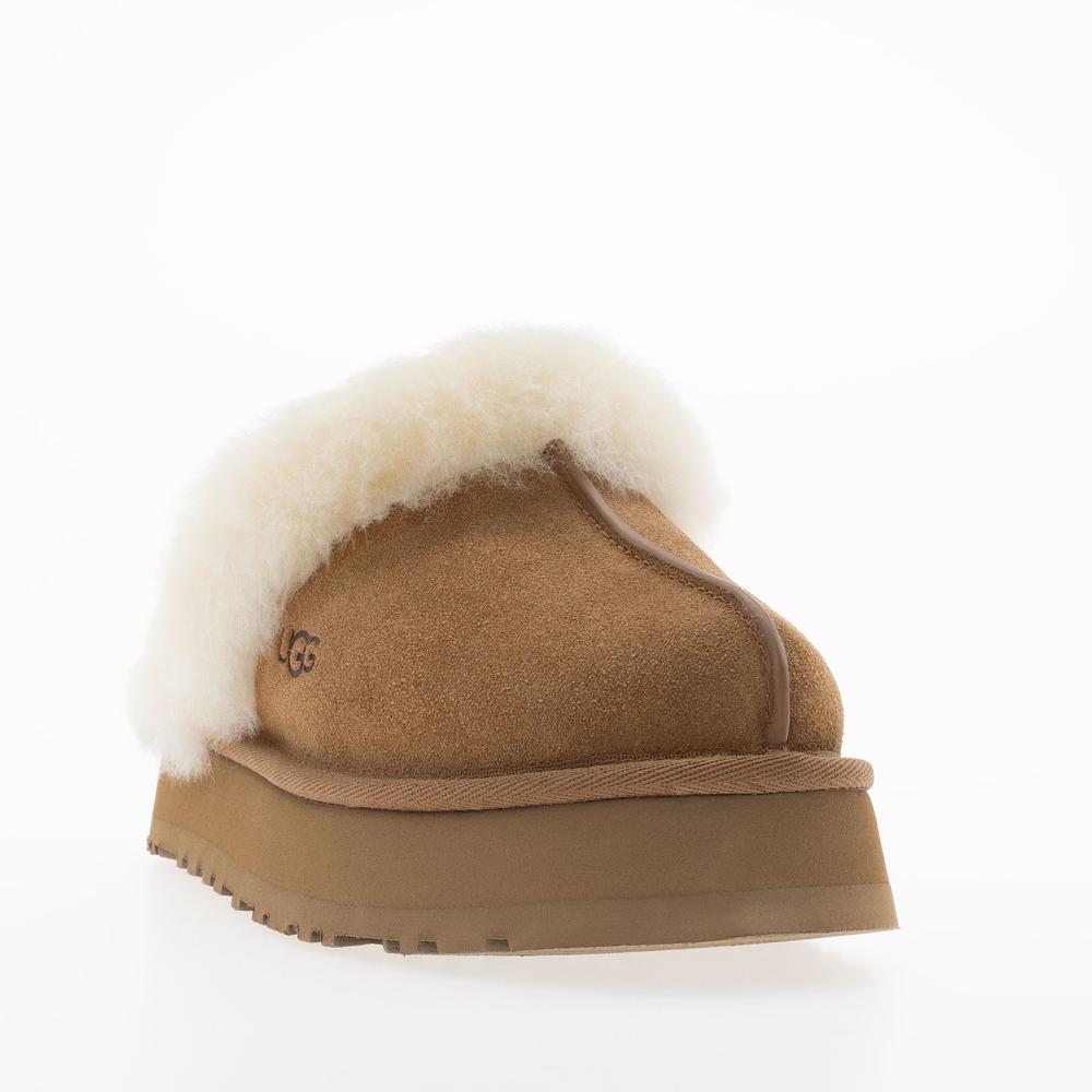 Dámské boty Ugg Disquette Slippper 1122550-CHE - béžové