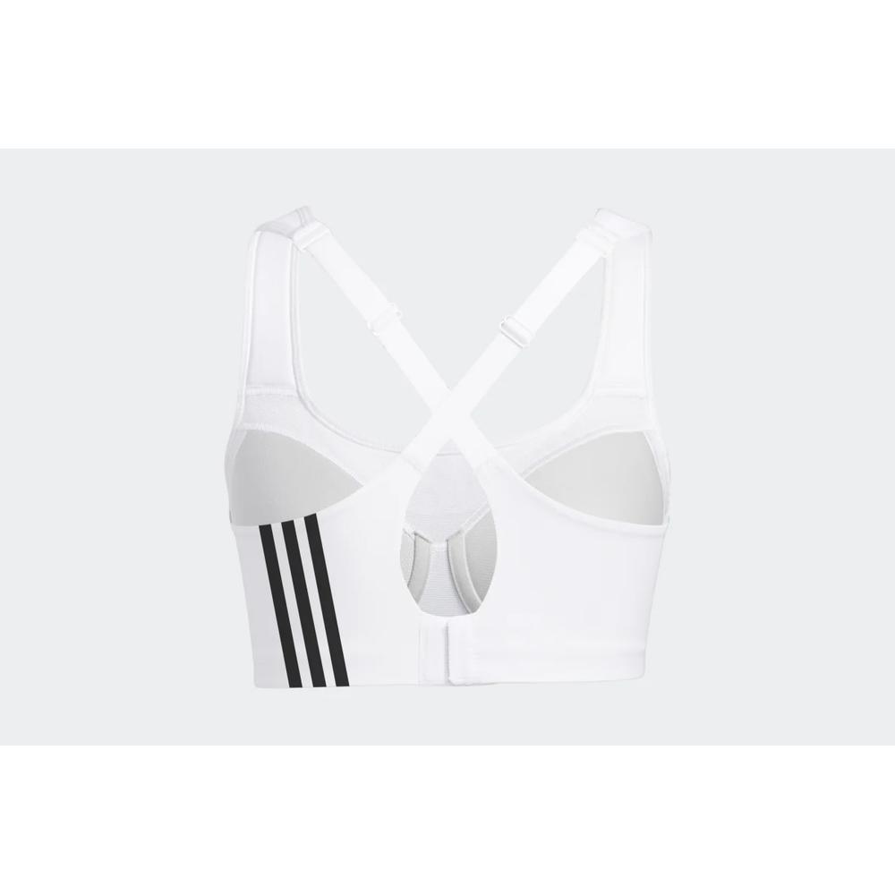 Sportovní podprsenka adidas TLRD Impact Training High-Support HC5399 - bílé