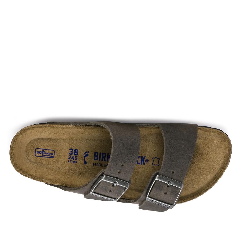 Žabky unisex Birkenstock Arizona SFB 552801 - šedivé