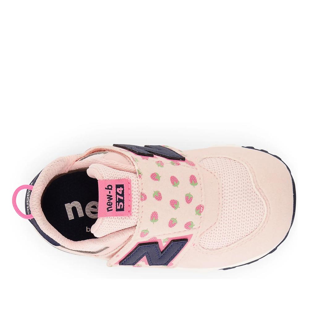 Boty dětské New Balance NW574SP – růžové
