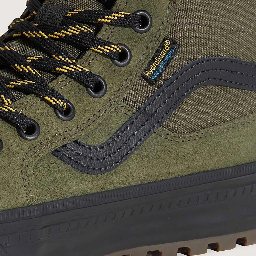 Pánské boty Vans SK8-Hi Waterproof Insulated VN000DAQ2031 - zelené