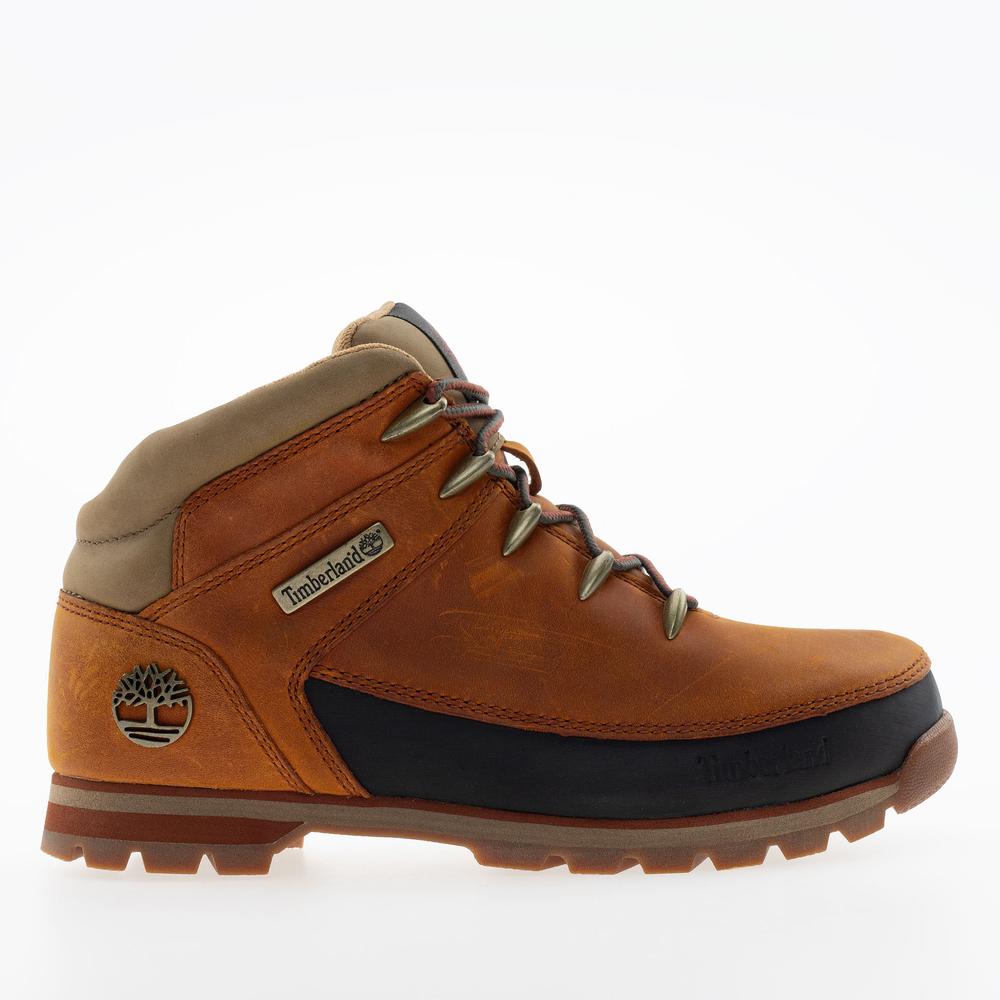 Pánské boty Timberland Euro Sprint Mid Lace A2K84EJD - hnědé