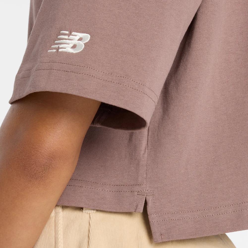Dámské tričko New Balance WT53904EAS - hnědé