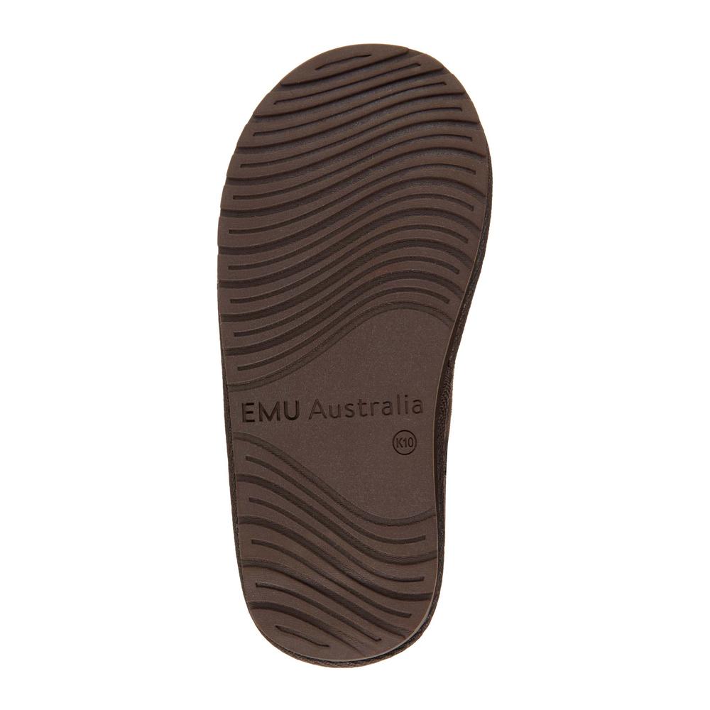 Dětské boty Emu Australia Wallaby Mini Teens T10103CHOC - hnědé