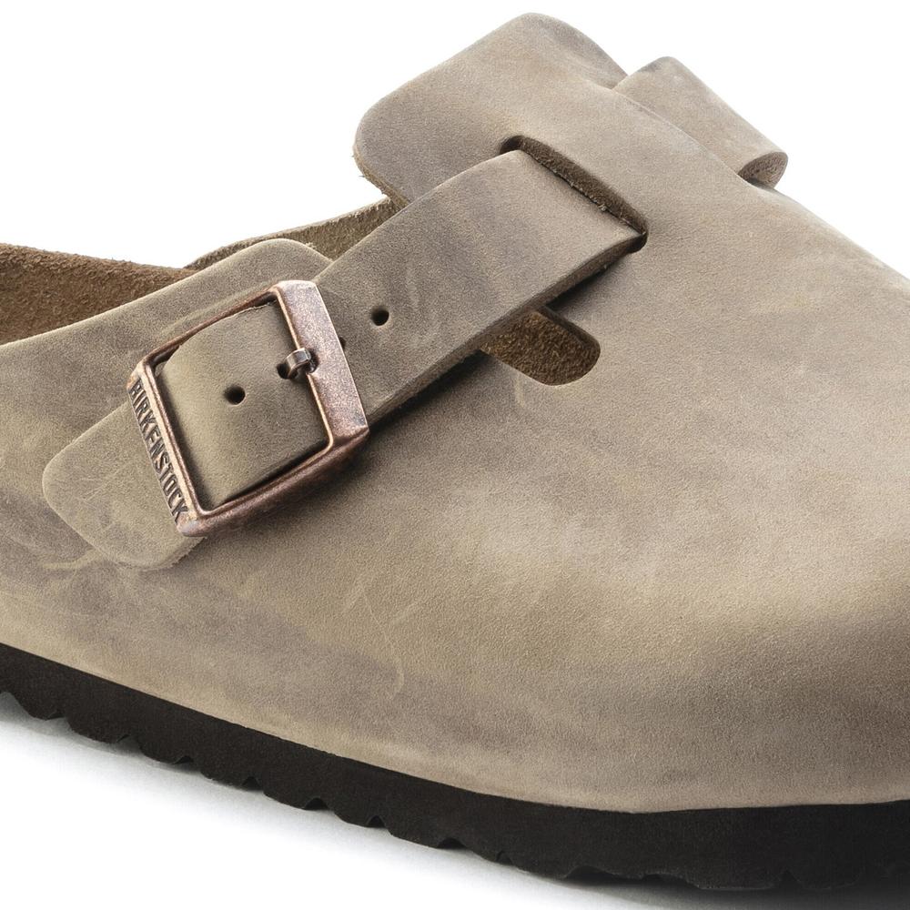 Žabky unisex Birkenstock Boston 1018147 - hnědé