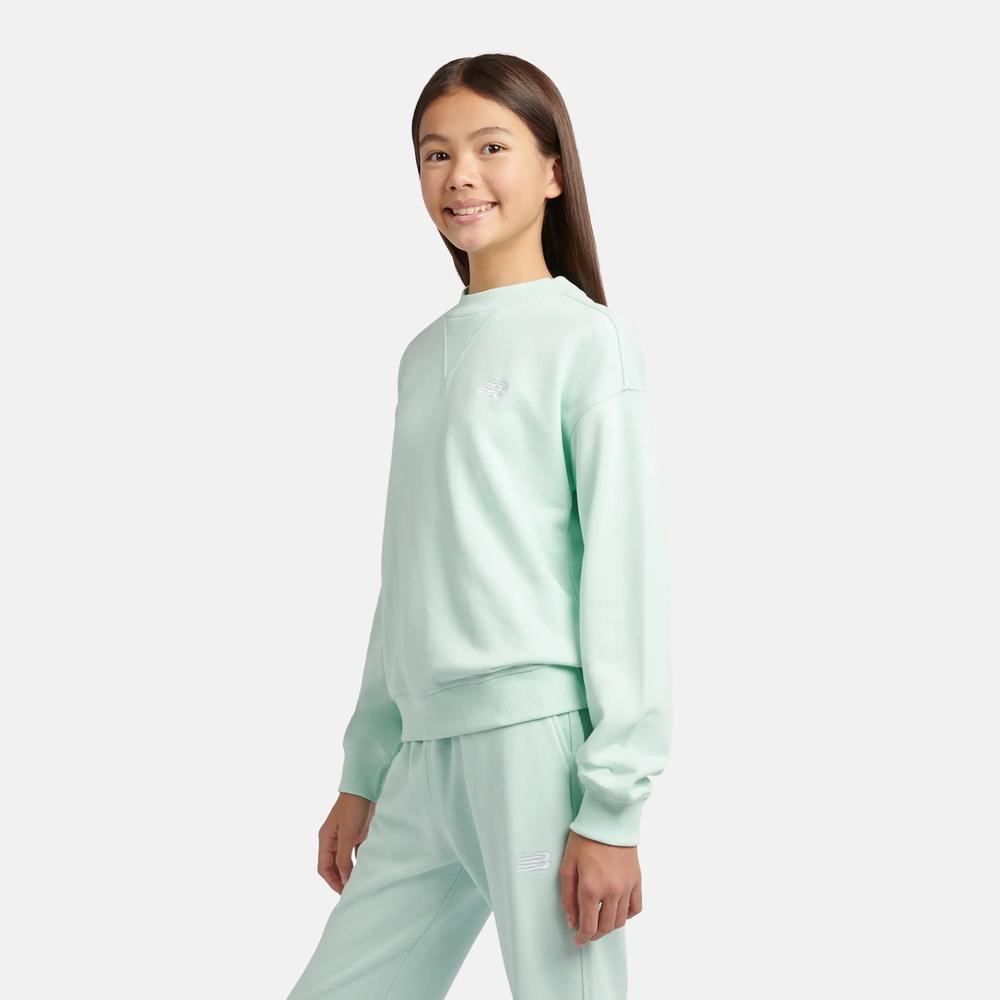Dětské mikinaNew Balance LAKG0055COJ - mátové