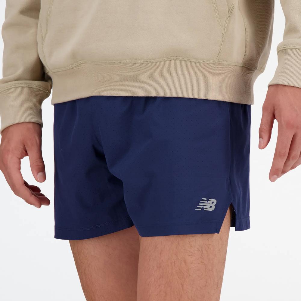 Pánské šortky New Balance MS41286NNY - tmavě modrě