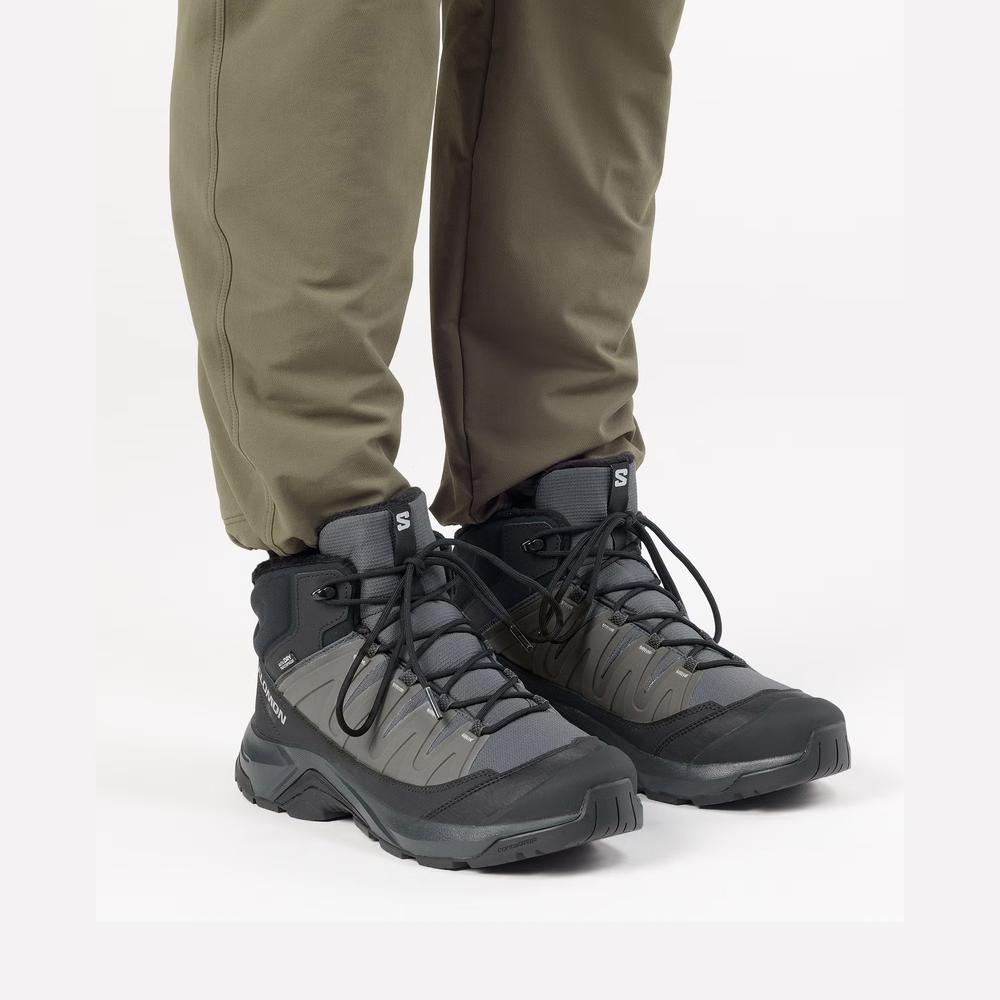 Pánské boty Salomon X-Adventure Coldrush Waterproof L47856000 - černé