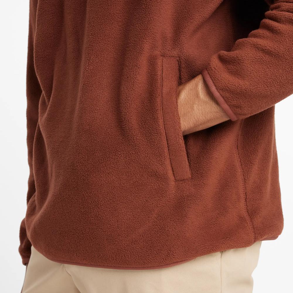 Pánská mikina New Balance MT43518ROK - hnědé