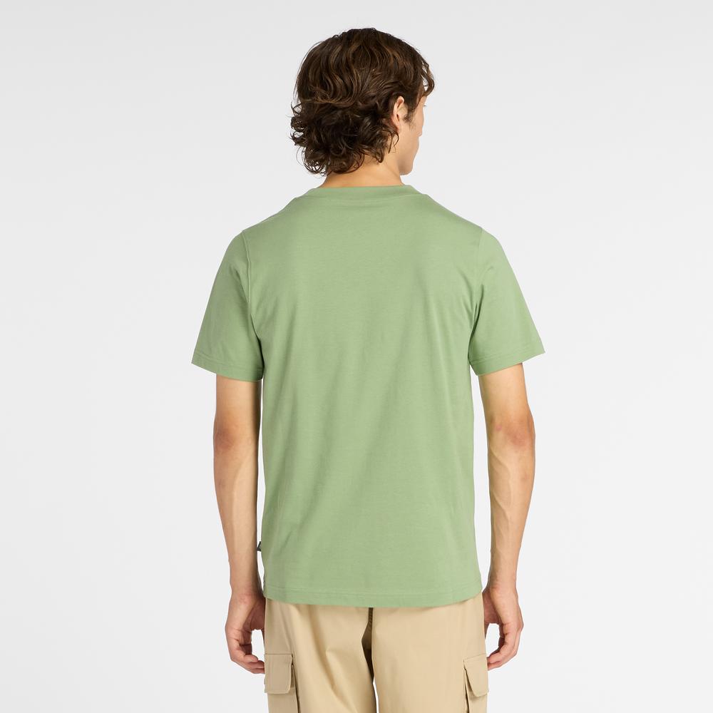 Pánské tričko New Balance MT61778SAAR - zelené