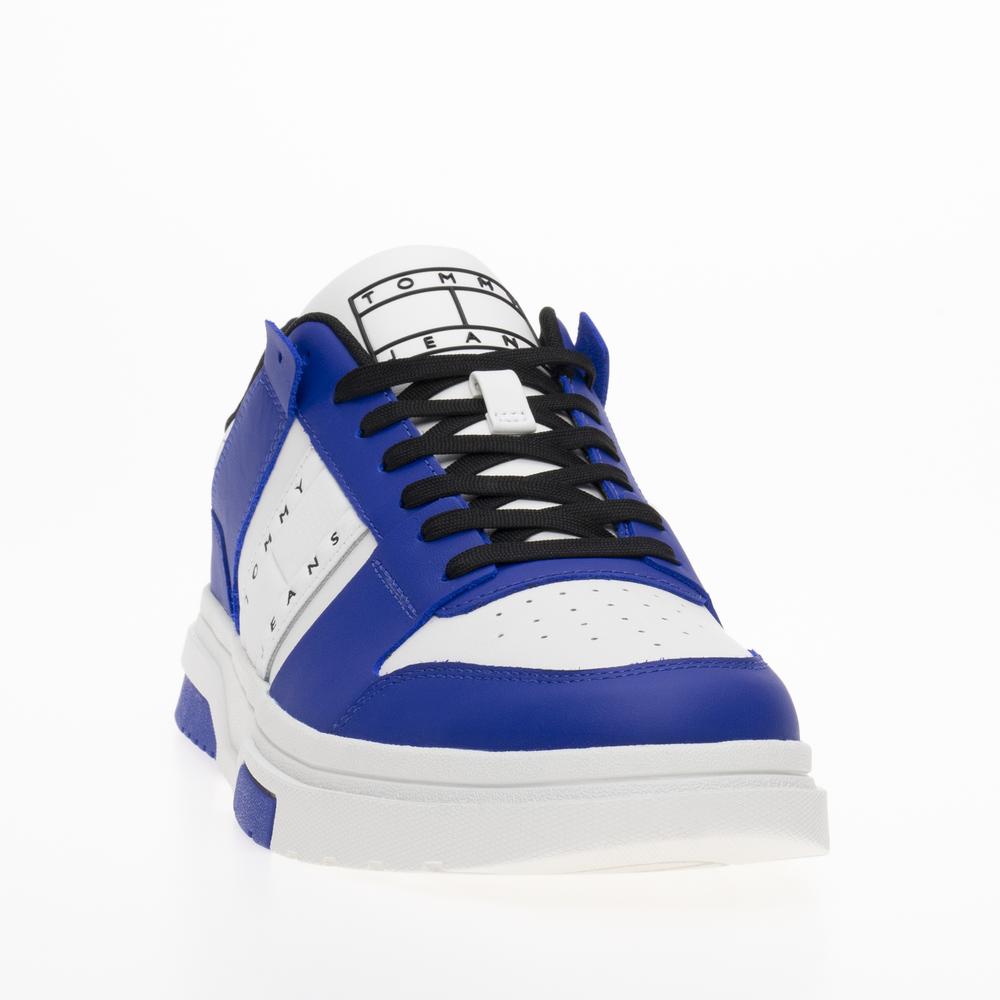 Boty Tommy Jeans TJM Leather Cupsole 2.0 EM0EM01283-0K5 - bílé