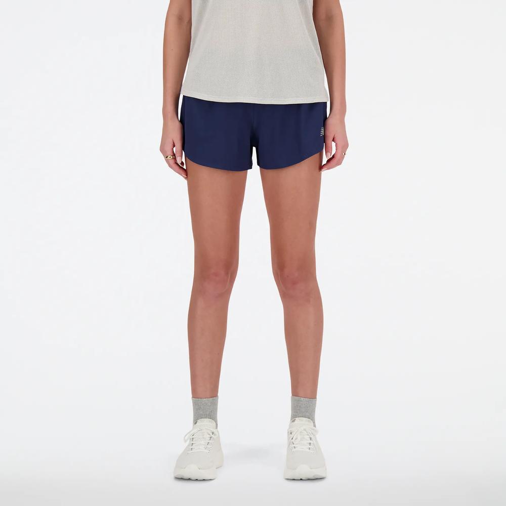 Dámské šortky New Balance WS41286NNY - tmavě modrě