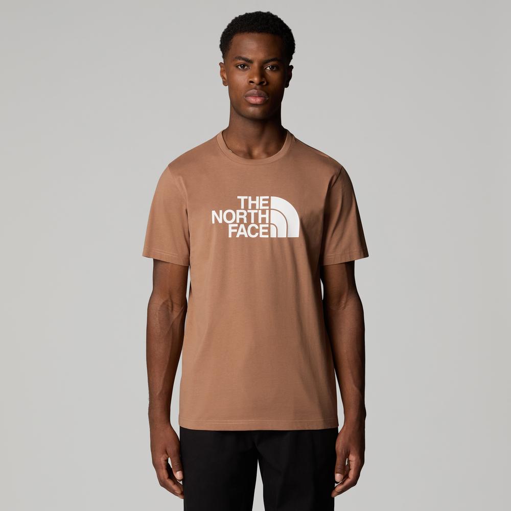 Tričko The North Face Easy 0A8A6C6E11 - hnedé