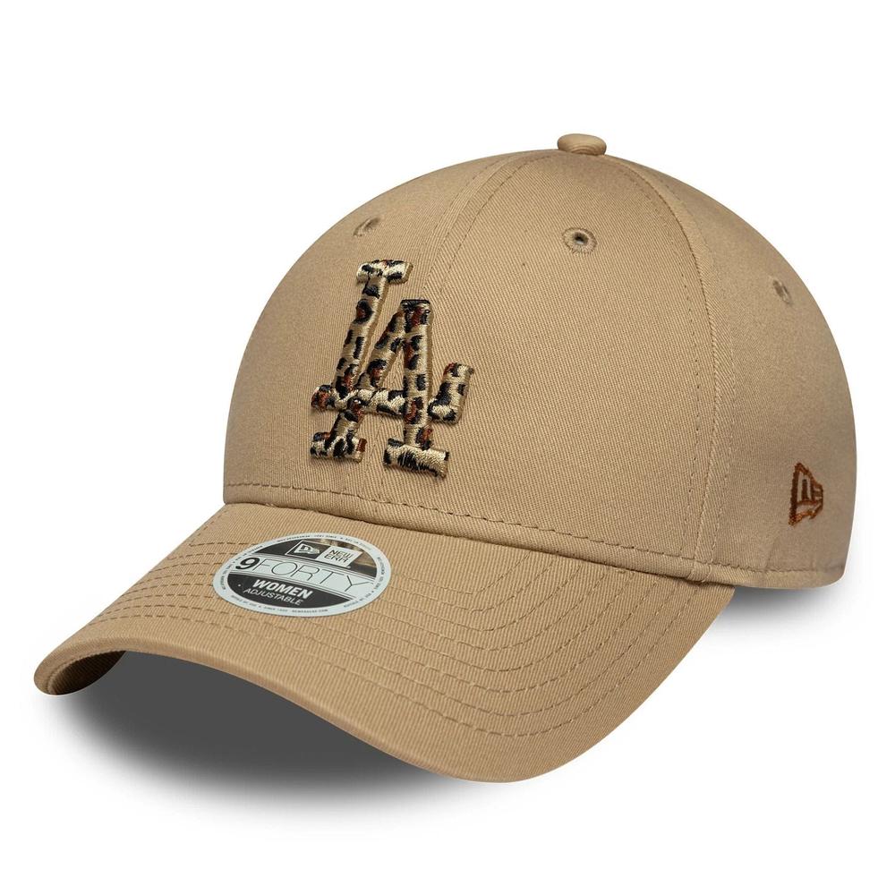 Dámská Čepice New Era LA Dodgers MLB Animal Infill 9FORTY 60771742 - béžové