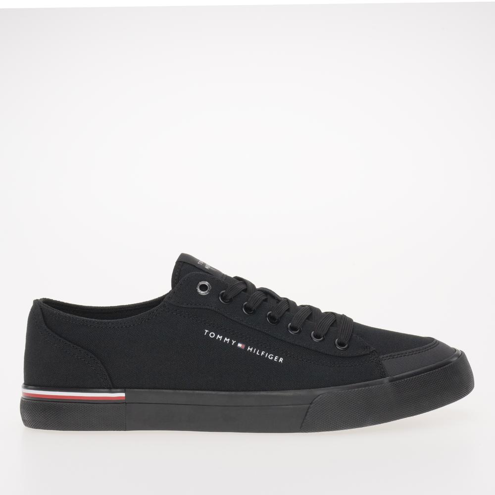 Boty Tommy Hilfiger Corporate Vulc Canvas FM0FM04954-BDS - černé