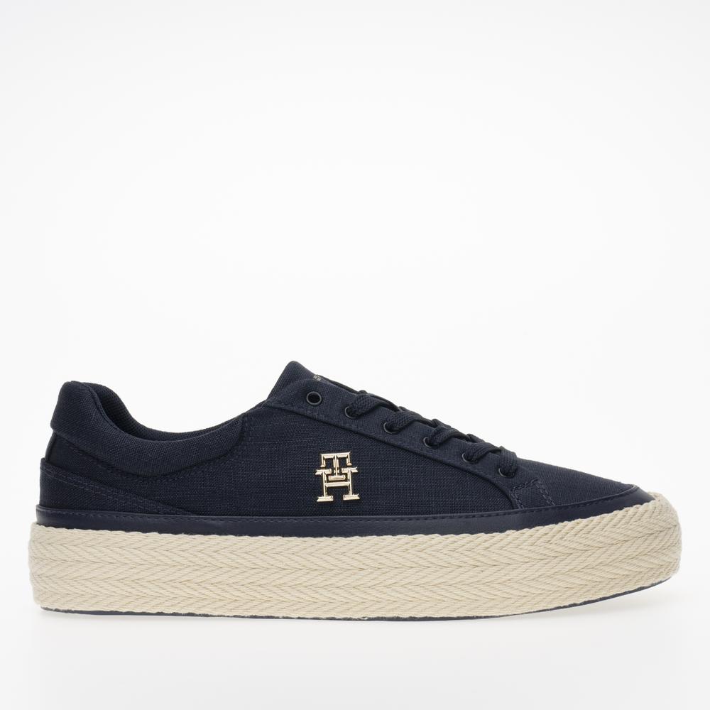 Boty Tommy Hilfiger Vulc Sneaker Linnen FW0FW07673-DW6 - tmavě modrě