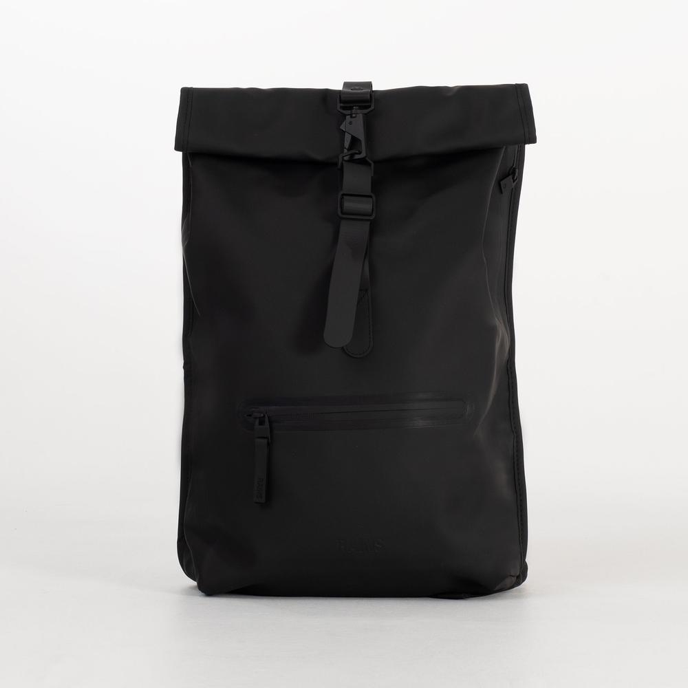 Ruksak Rains Rolltop Rucksack 13320-01 - černé
