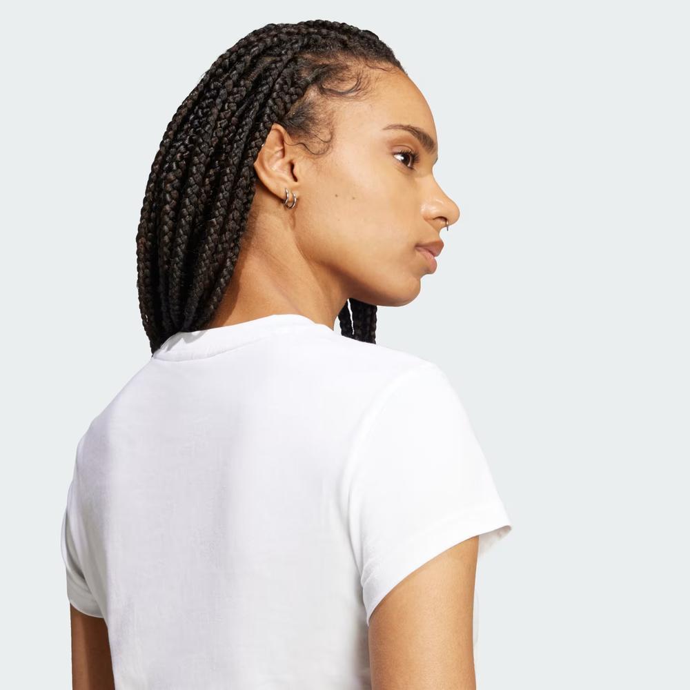 Tričko adidas Essentials Slim JC8973 - bílé