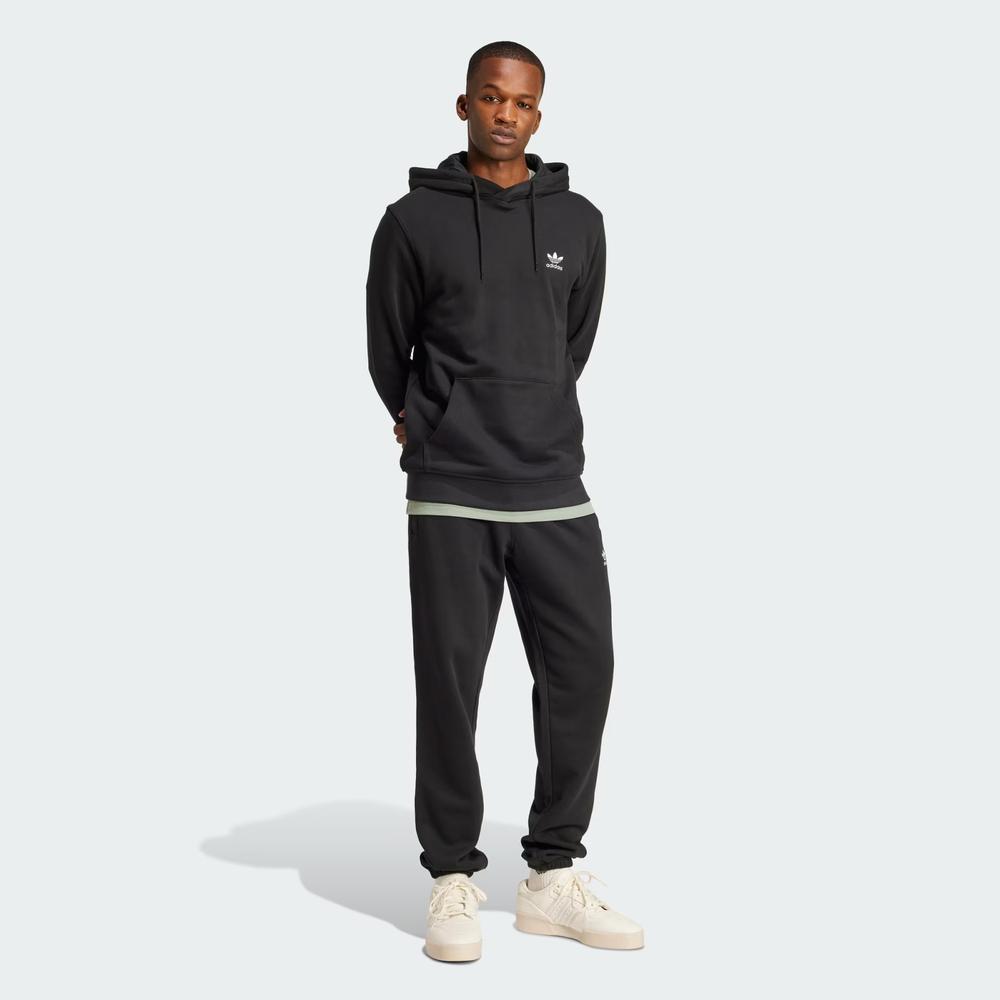Pánská mikina adidas Originals Trefoil Essentials Hoodie French Terry JD2404 - černé