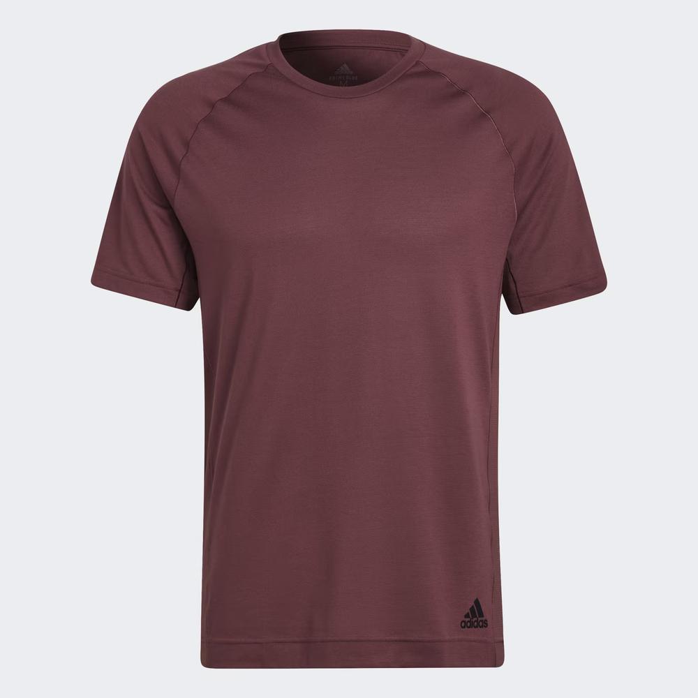 Tričko adidas Yoga Training HC2642 - bordové