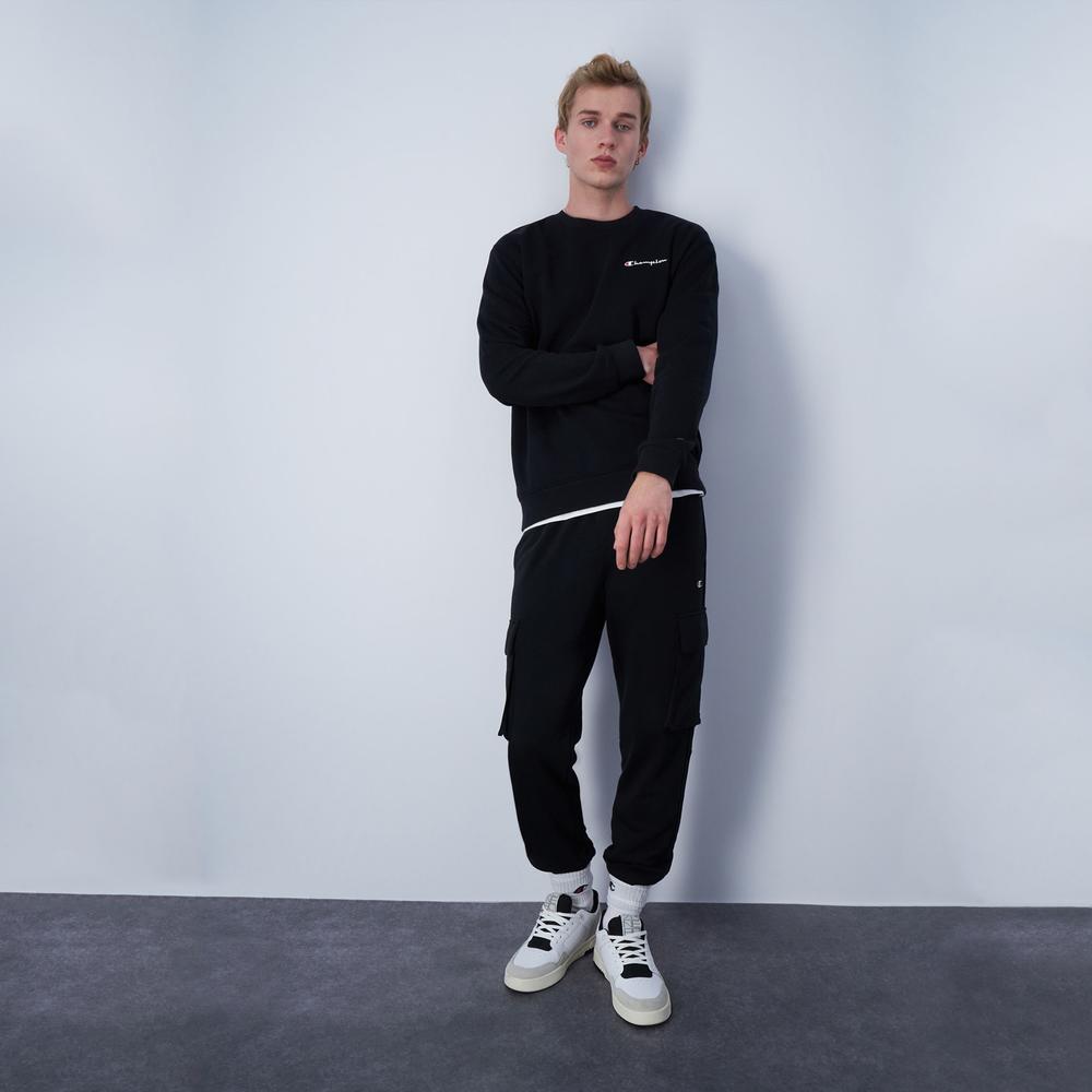 Kalhoty Champion C Logo Cargo Joggers 219898-KK001 - černé