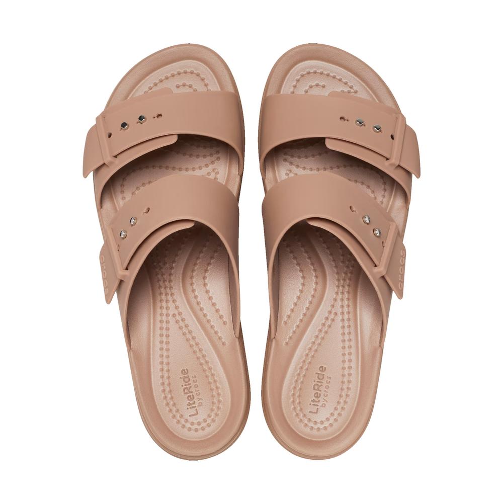 Žabky Crocs Brooklyn Buckle 207431-2Q9 - béžové