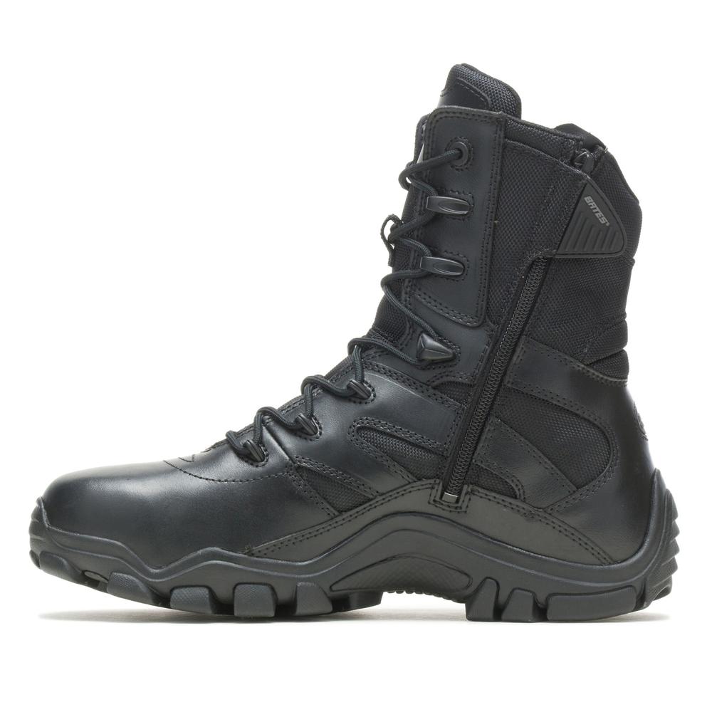 Boty Bates 8 Delta Side Zip E02348 - černá