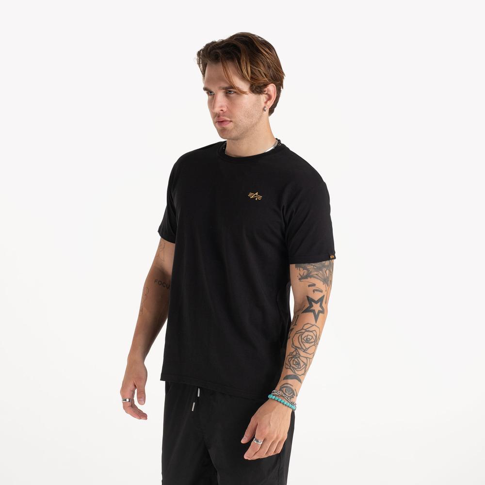 Tričko Alpha Industries 3D Small Logo 14851103 - černé