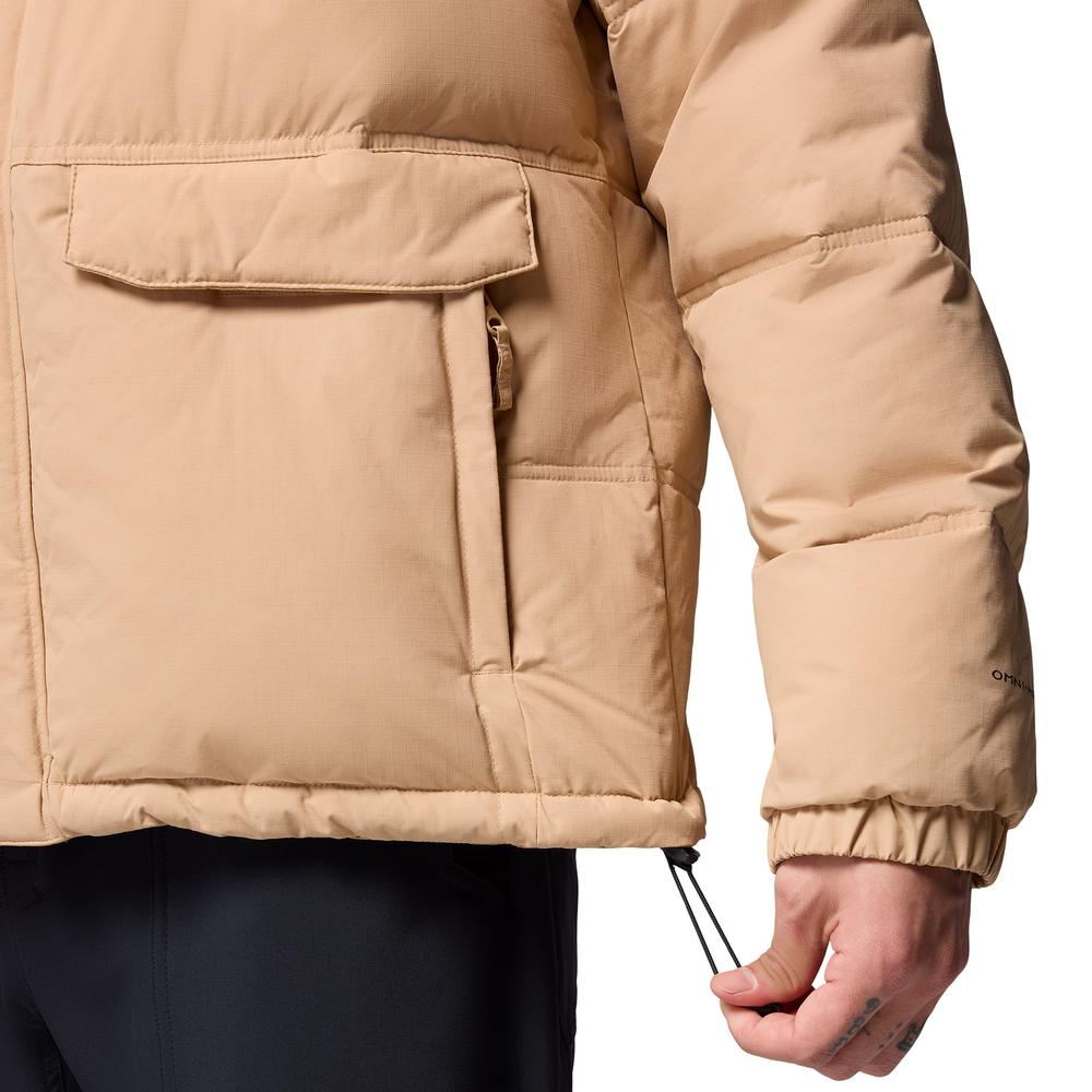 Pánská bunda Columbia Landroamer Hooded Puffer 2088081262 - béžové