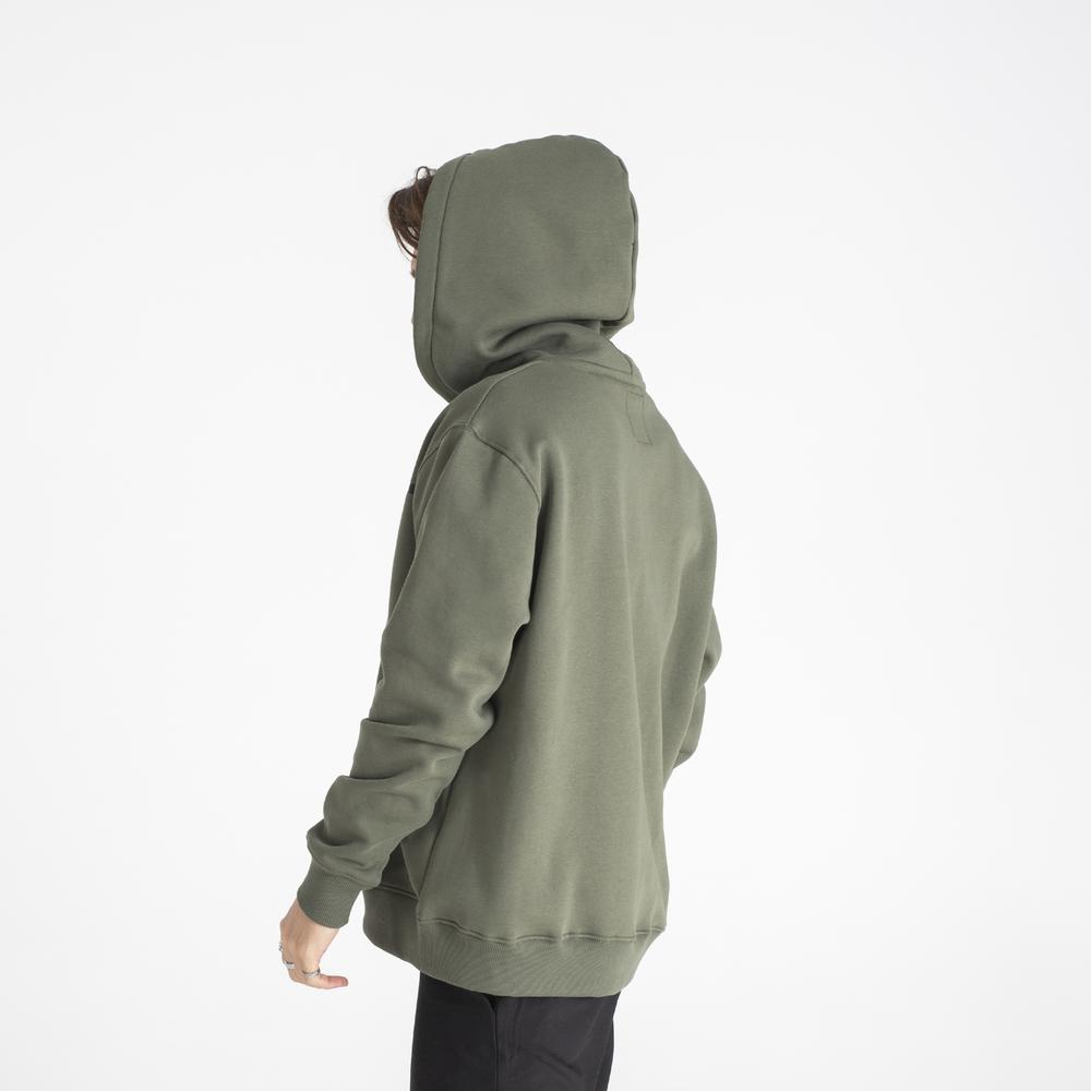 Mikina Alpha Industries Taped Pocket Hoody 138332142 - zelené