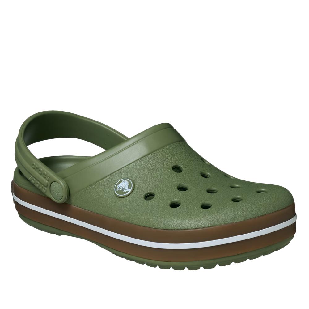 Žabky pánské Crocs Crocband Gum Clog 212756-3BX - zelené