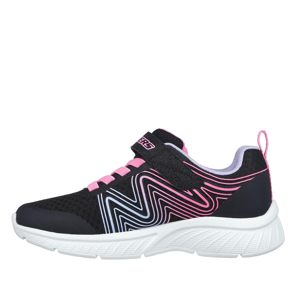 Dětské boty Skechers Microspec Plus Swirl Sweet 303535LBKMT - černé