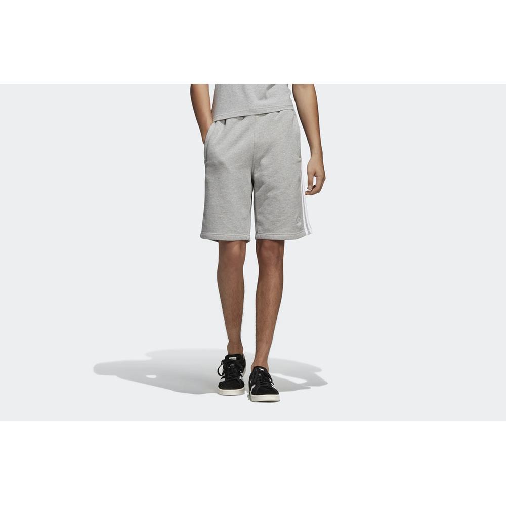 Krátké kalhoty adidas Originals 3-Stripes Shorts DH5803 - šedivé