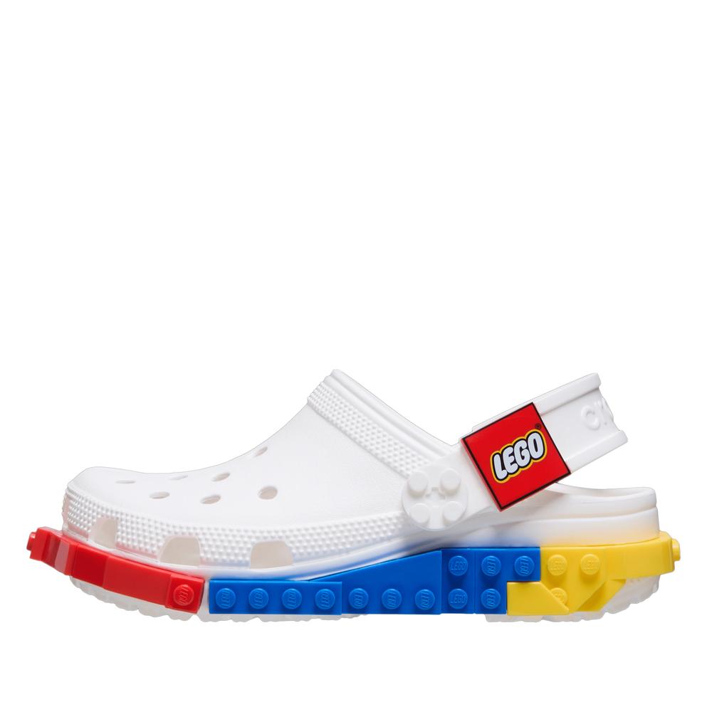 Dětské Žabky Crocs System Classic Clog 211874-100 - bílé