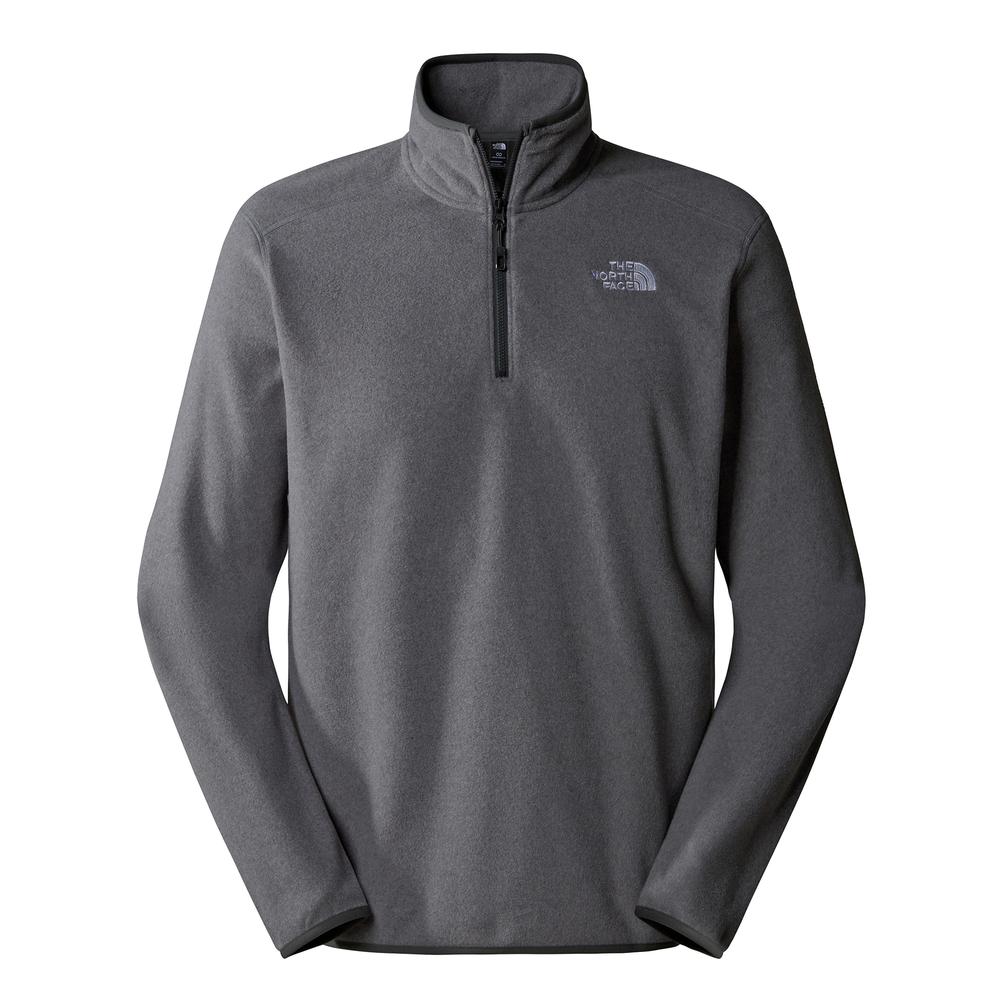 Mikina pánské The North Face 100 Glacier 1/4 Zip Fleece 0A855W4HJ1 - šedivé