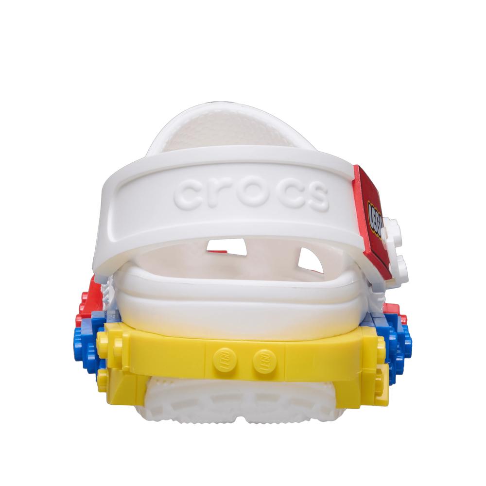 Dětské Žabky Crocs System Classic Clog 211874-100 - bílé