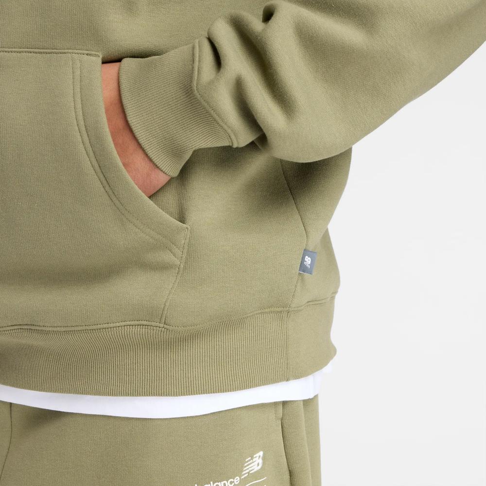 Pánské mikina New Balance MT53528DEK - zelené