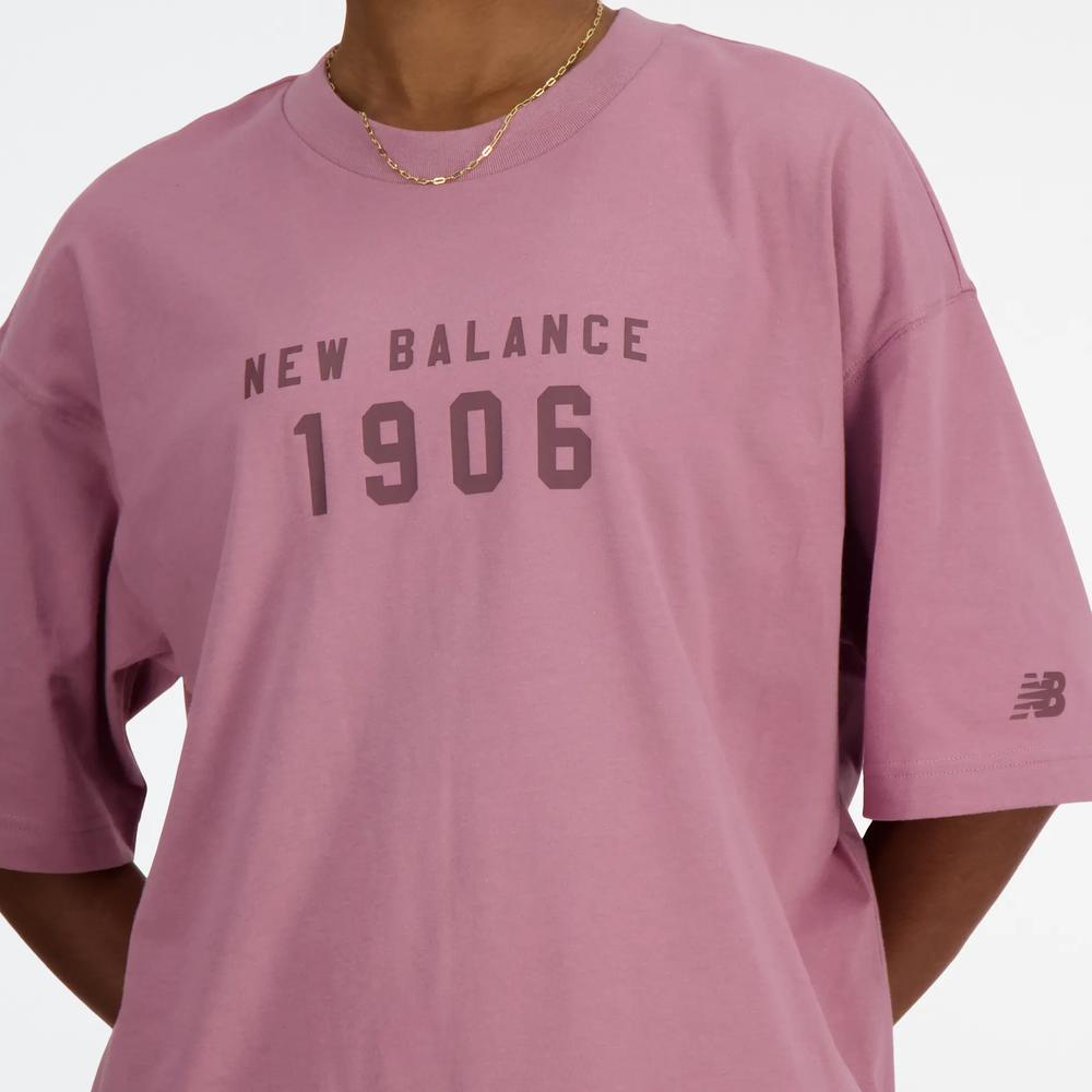Dámské tričko New Balance WT41519RSE - růžové