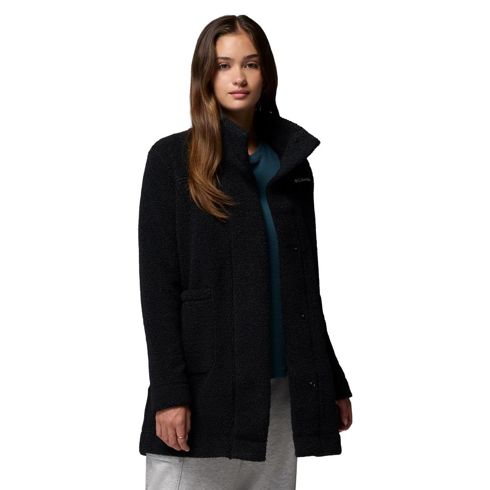 Dámská bunda Columbia Panorama Lon Sherpa Fleece 1862582010 - černé