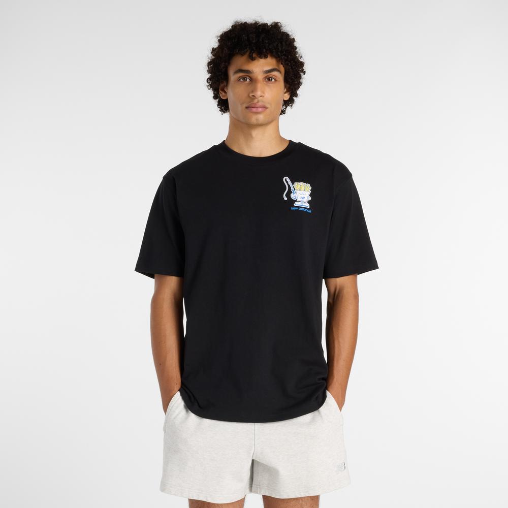 Pánské tričko New Balance MMT61I5BMBK - černé