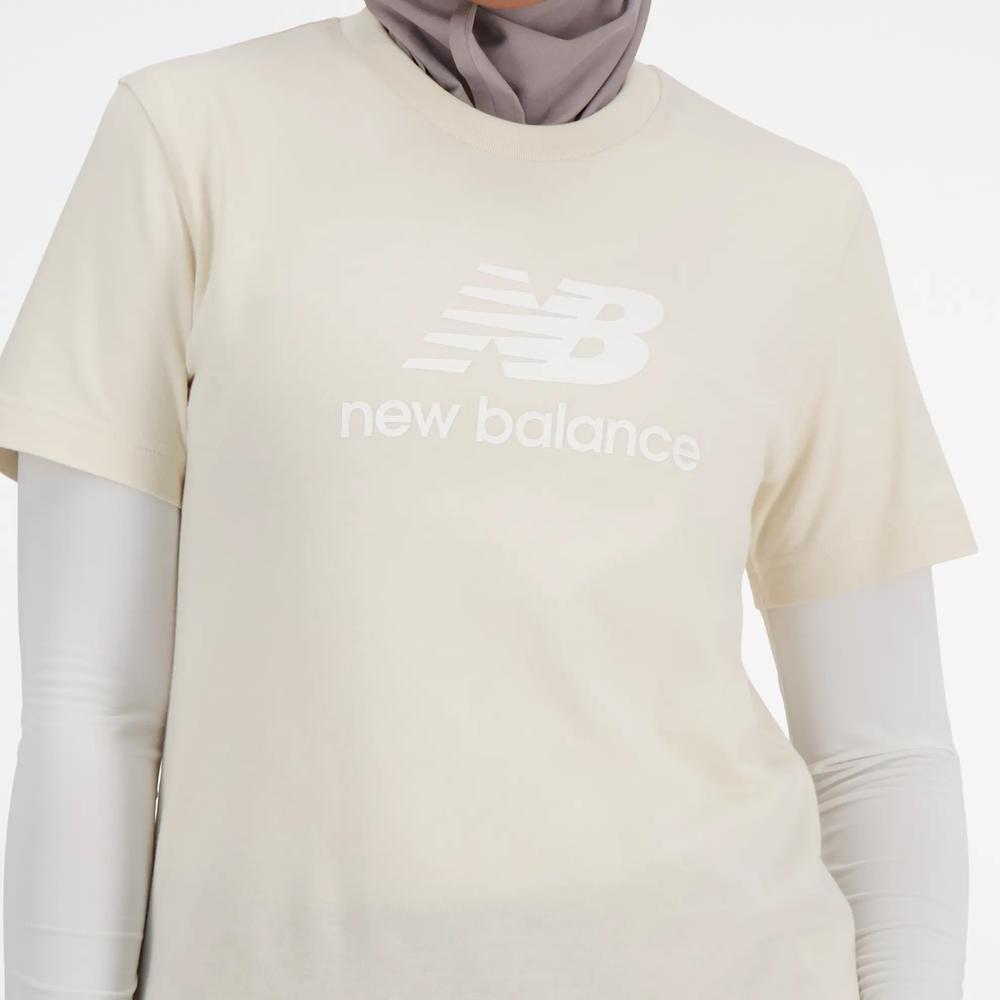 Dámské tričko New Balance WT41502LIN - béžové