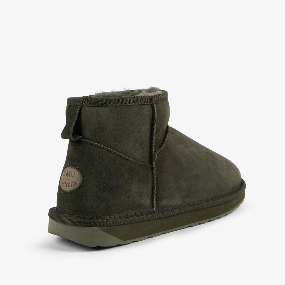 Dámské boty Emu Australia Stinger Micro W10937OLID - zelené