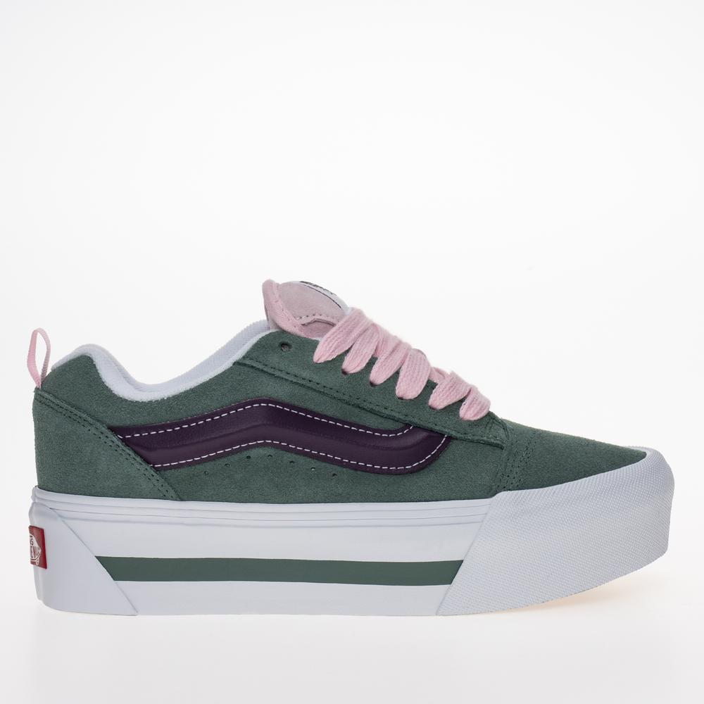 Boty Vans KNU Stack Nineties Silver Pine VN000CP69Q61 - zelené