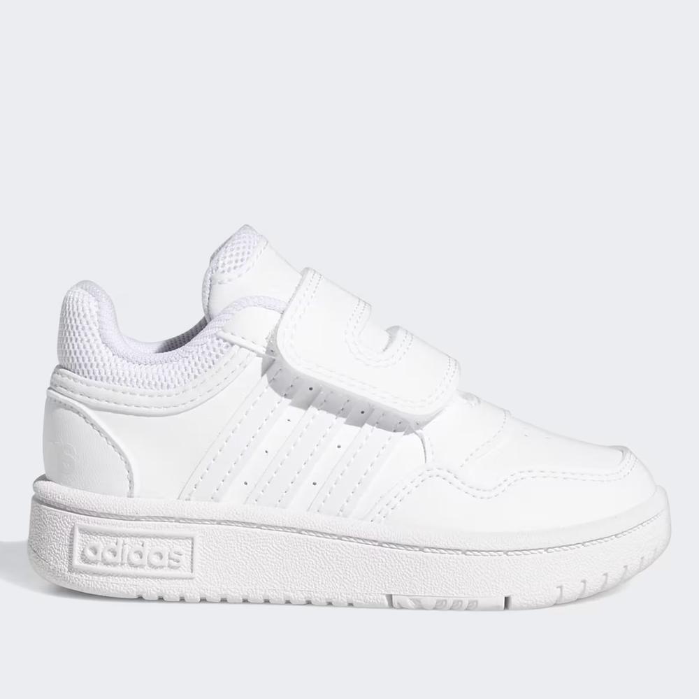 Dětské boty adidas Hoops 3.0 CF I GW0442 - bílé