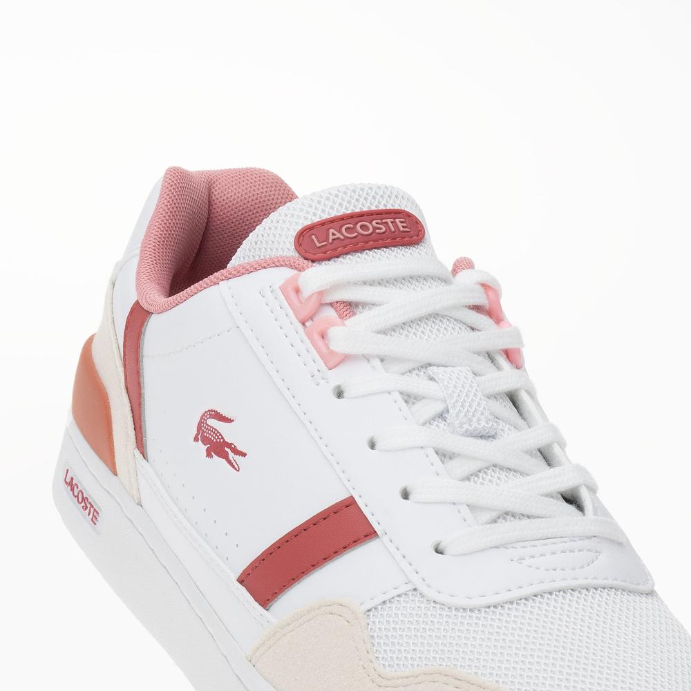 Boty Lacoste T-Clip 124 6 SUJ 747SUJ0015-B53 - bílé