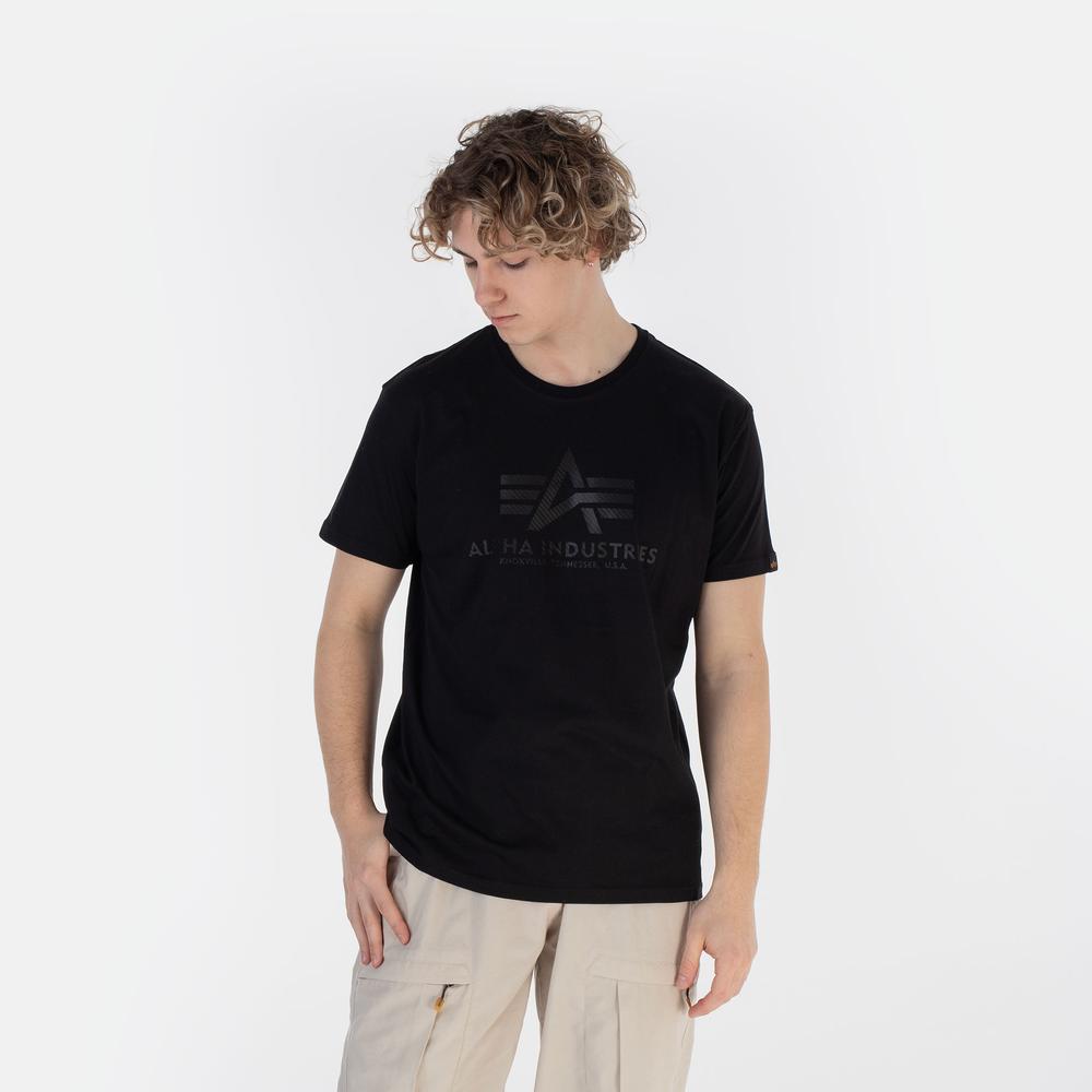 Tričko Alpha Industries Basic Carbon 100501CB515 - černé