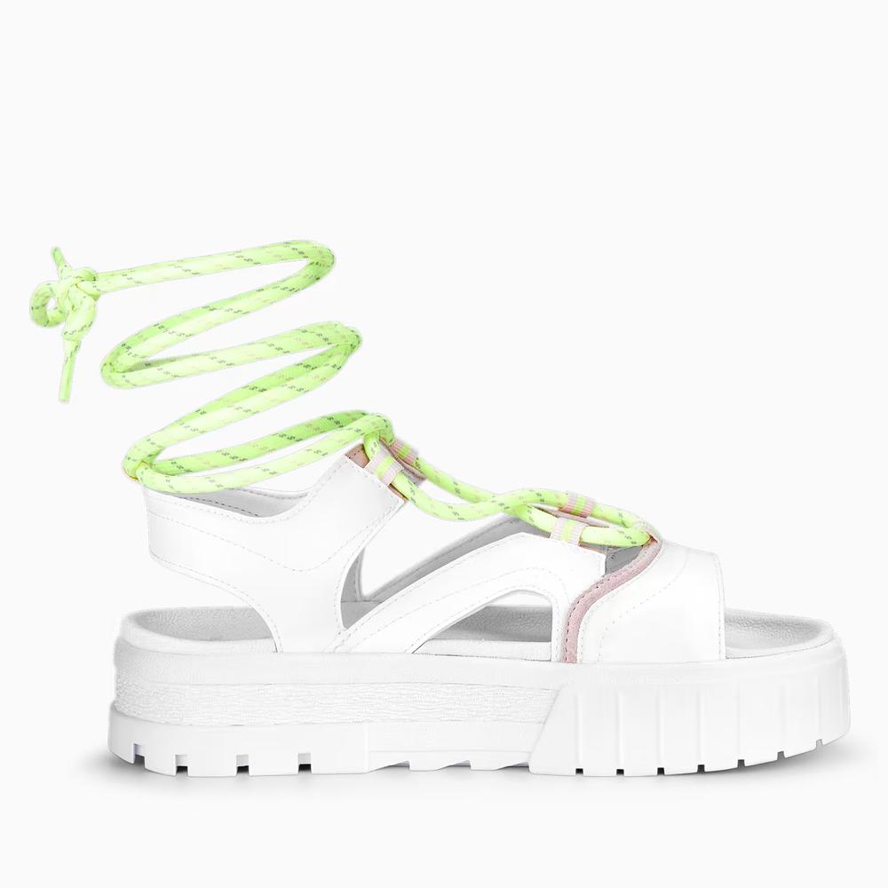 Sandále Puma Mayze Lace Pop 39063801 - bílé