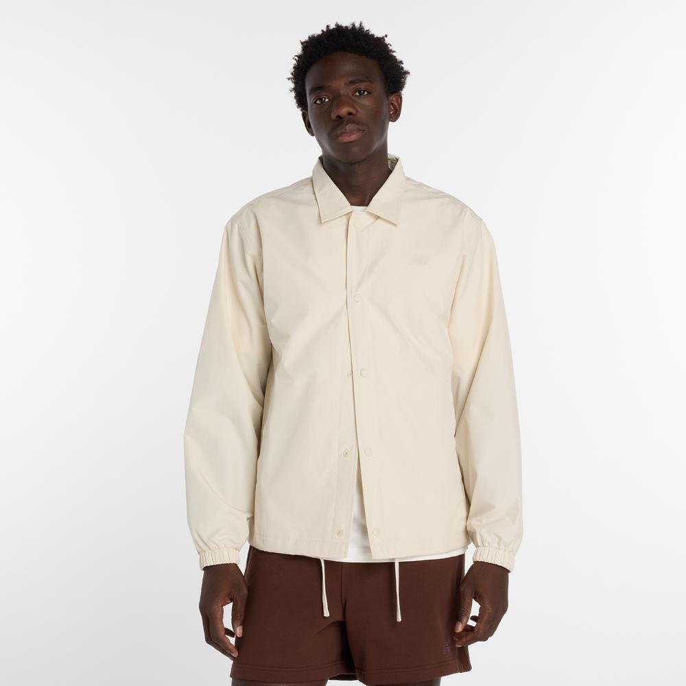 Pánská bunda New Balance MJ61U6AJLIN - béžové